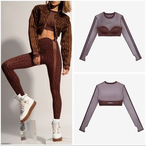 Adidas Originals Ivy Park Monogram Crop top